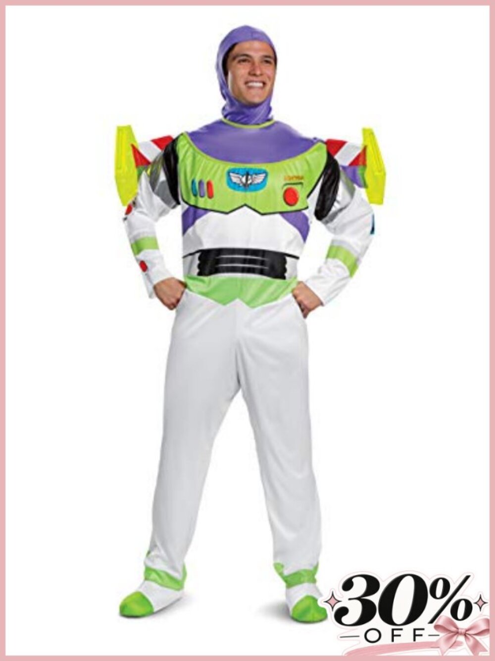 Deluxe Buzz Lightyear Adult Costume Officially Licensed Toy Story Halloween